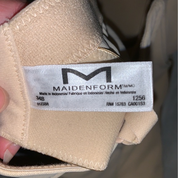 Maidenform 34 B Ultra-Firm Convertible Body Shaper Built-In Underwire Bra latte - Picture 10 of 10